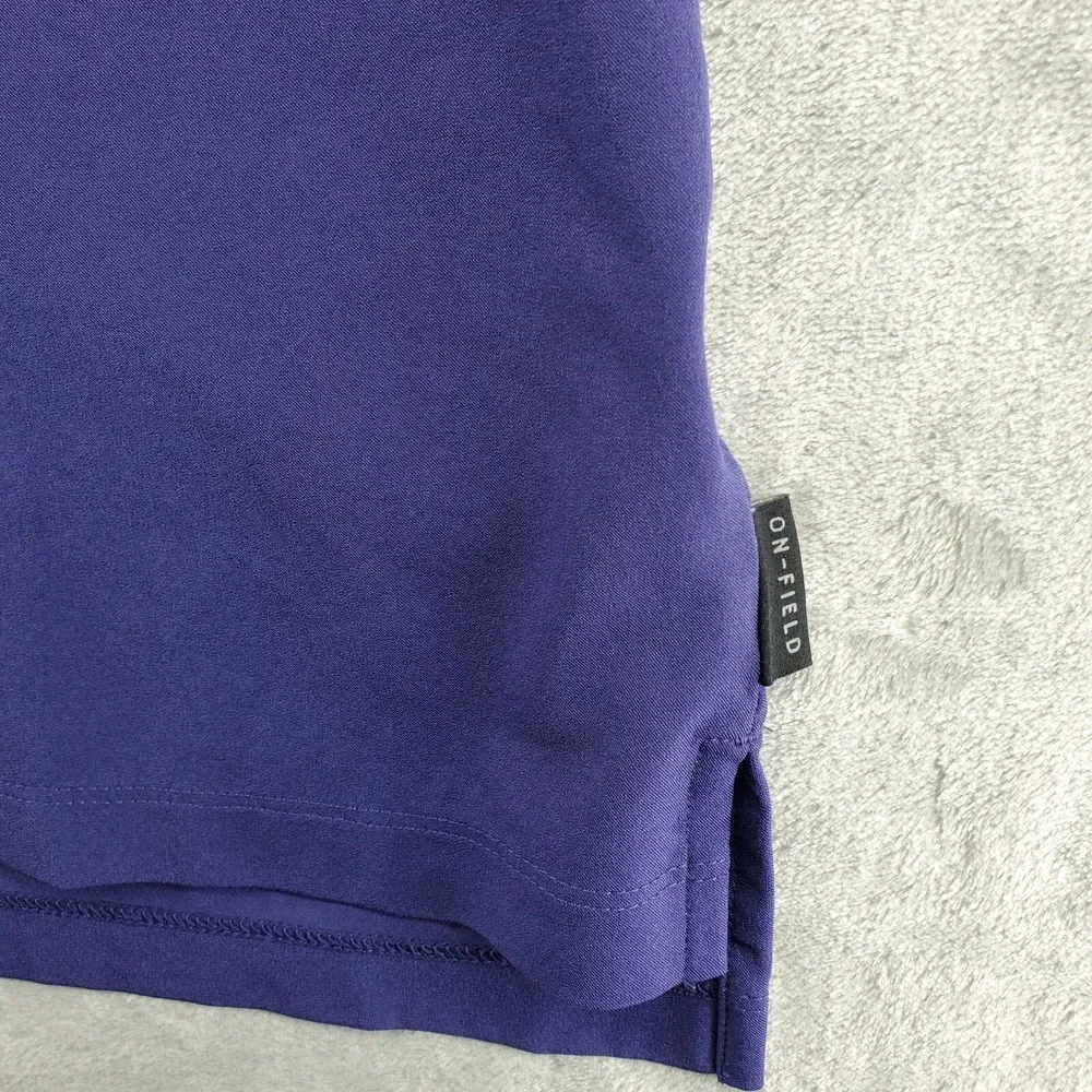 Nike DRI-FIT Performance TCU Horned Frogs Purple Men's Polo‎ size XL